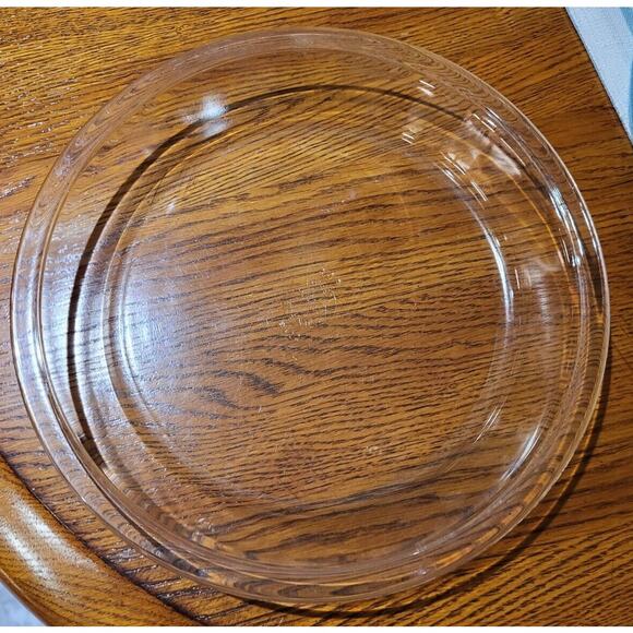 Vintage 209 Pyrex 9.5" Pie Dish Plate Pan Clear Glass Made USA - Picture 2 of 12